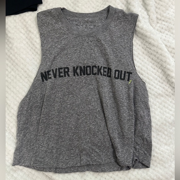 Spiritual Gangster Tops - Kendall Toole Spiritual Gangster Gray Tank S